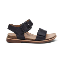 Claire Quarter Strap Sandal - Black