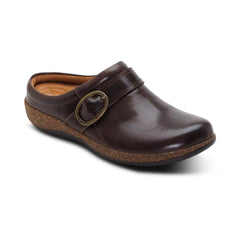Daphne Slip-On Clog - Dark Brown