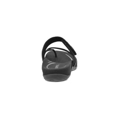 Izzy Adjustable Slide Sandal - Black Sparkle