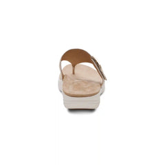 Donna Adjustable Thong Sandal - Champagne
