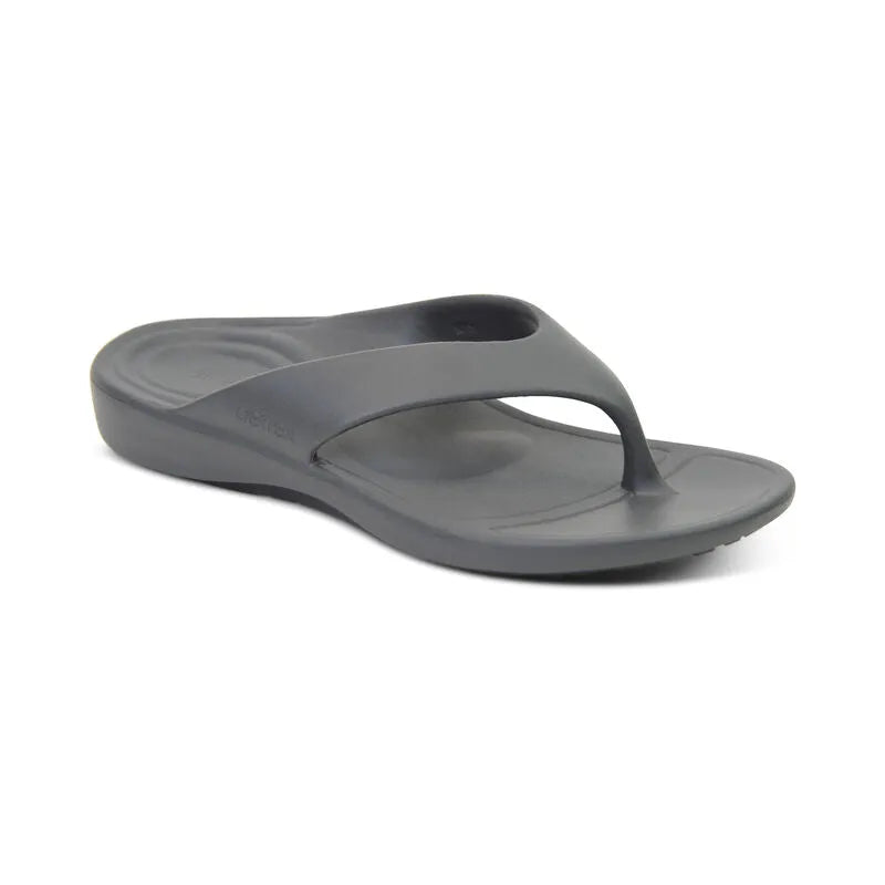 Maui Orthotic Men's Flips - Charcoal