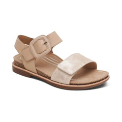 Claire Quarter Strap Sandal - Champagne