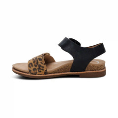 Claire Quarter Strap Sandal - Leopard