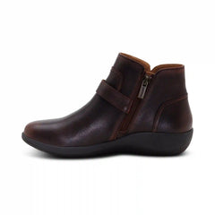 Leah Buckle Bootie - Cordovan