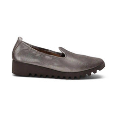 Liz Arch Support Slip-On - Brushed Silver