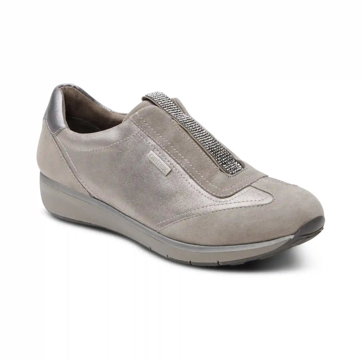 Megan Arch Support Sneaker - Pewter