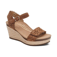 Sydney Quarter Strap Espadrille Wedge - Scotch Cutout