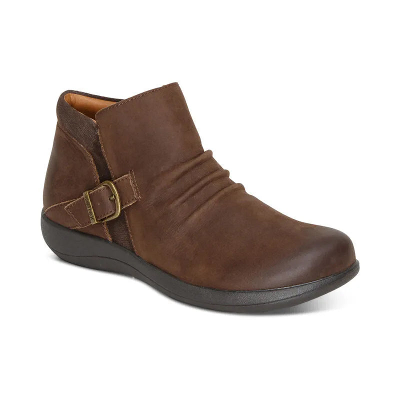 Luna Ankle Boot - Dark Earth