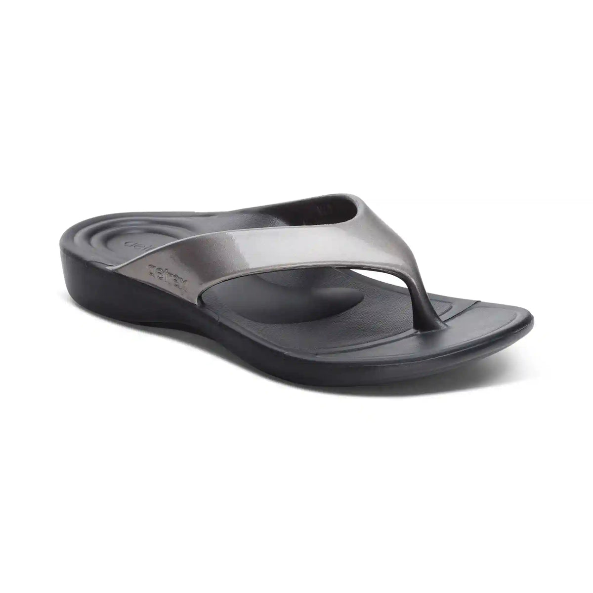 Maui Orthotic Women's Flips - Pewter Metallic