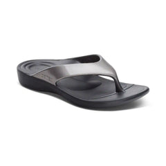 Maui Orthotic Women's Flips - Pewter Metallic