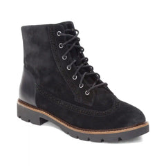 Margot Lace-Up Boot - Black