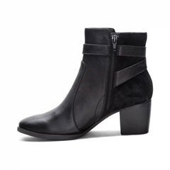 Rebecca Heel Boot - Black