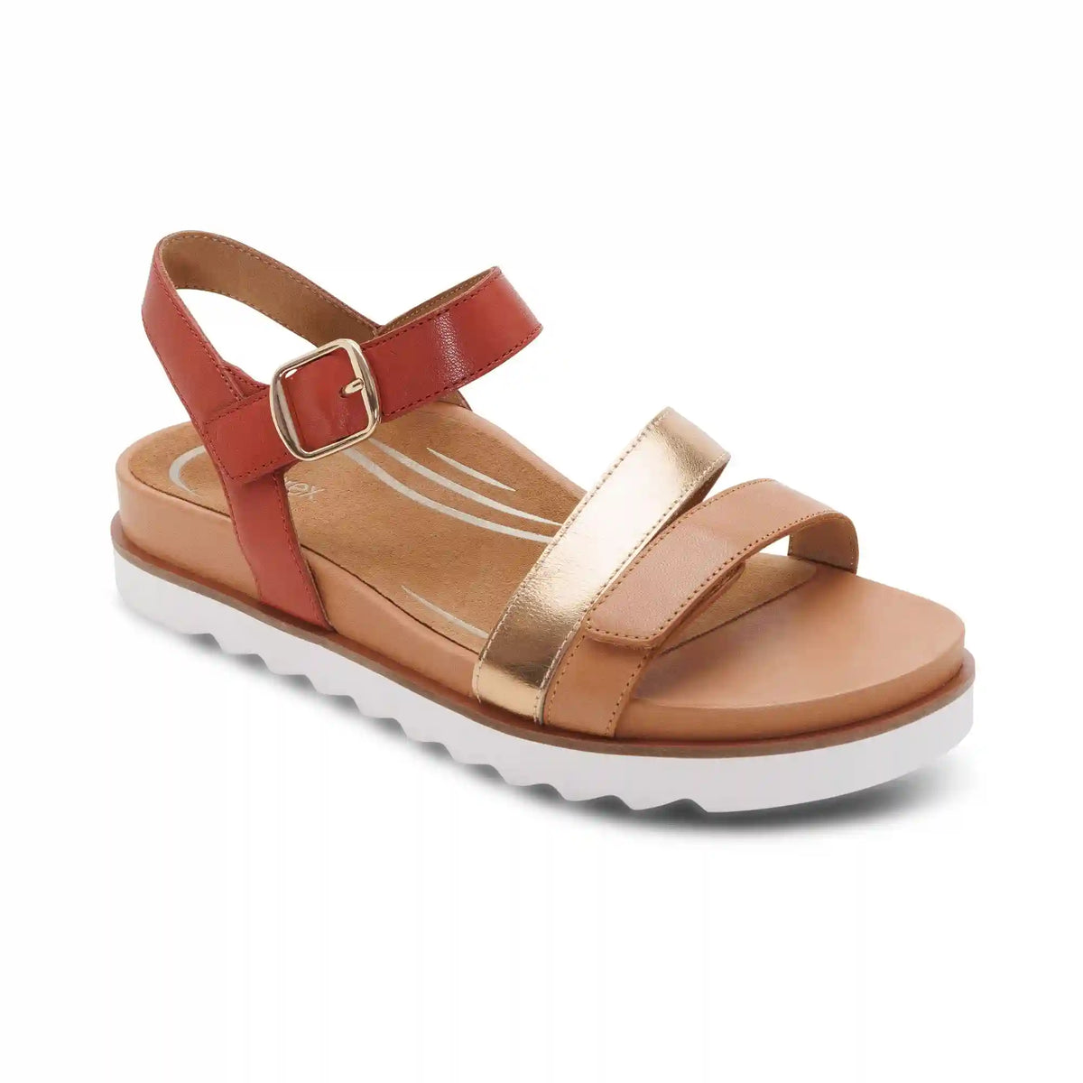 Cass Arch Support Sandal - Terracotta Multi