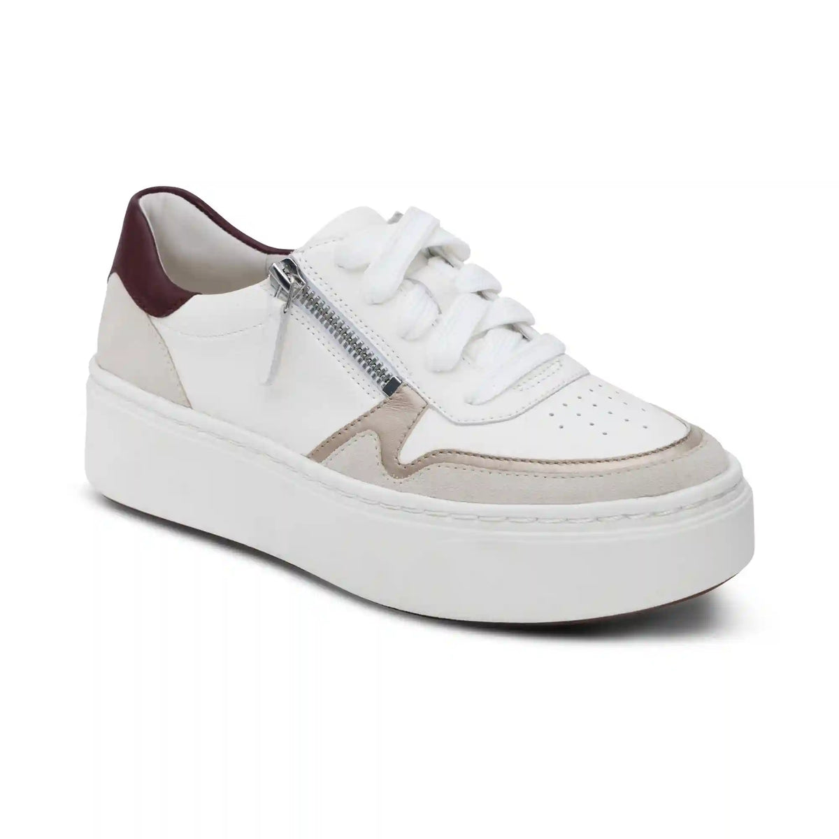 Leigh Arch Support Platform Sneaker - White