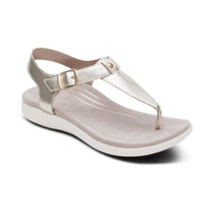 Tracey Adjustable Thong Sandal - Champagne