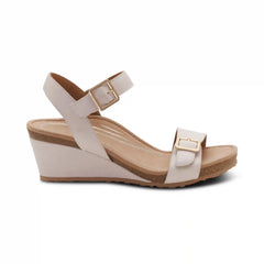 Naomi Platform Wedge - Off White