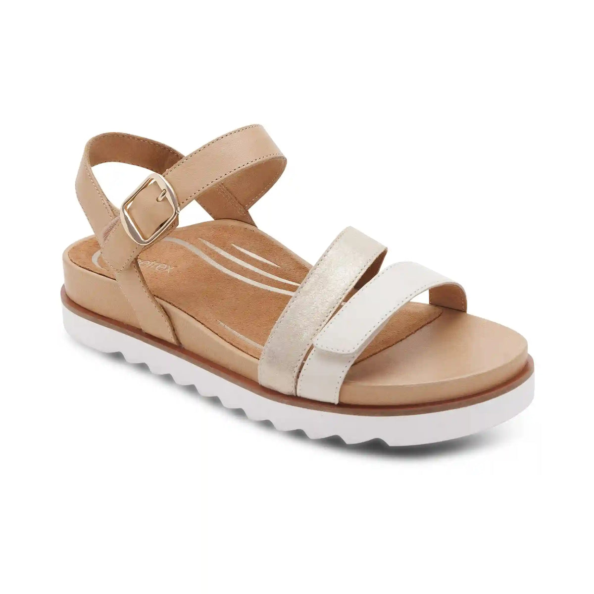 Cass Arch Support Sandal - Champagne Multi