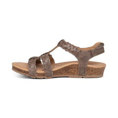 Reese Adjustable Gladiator Sandal - Taupe