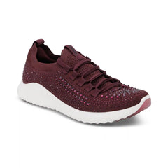 Carly Arch Support Sneaker - Wine Sparkle