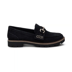 Collette Arch Support Loafer - Black Suede