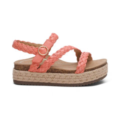 Julia Arch Support Platform Sandal - Coral