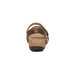 Jess Adjustable Quarter Strap Sandal - Bronze