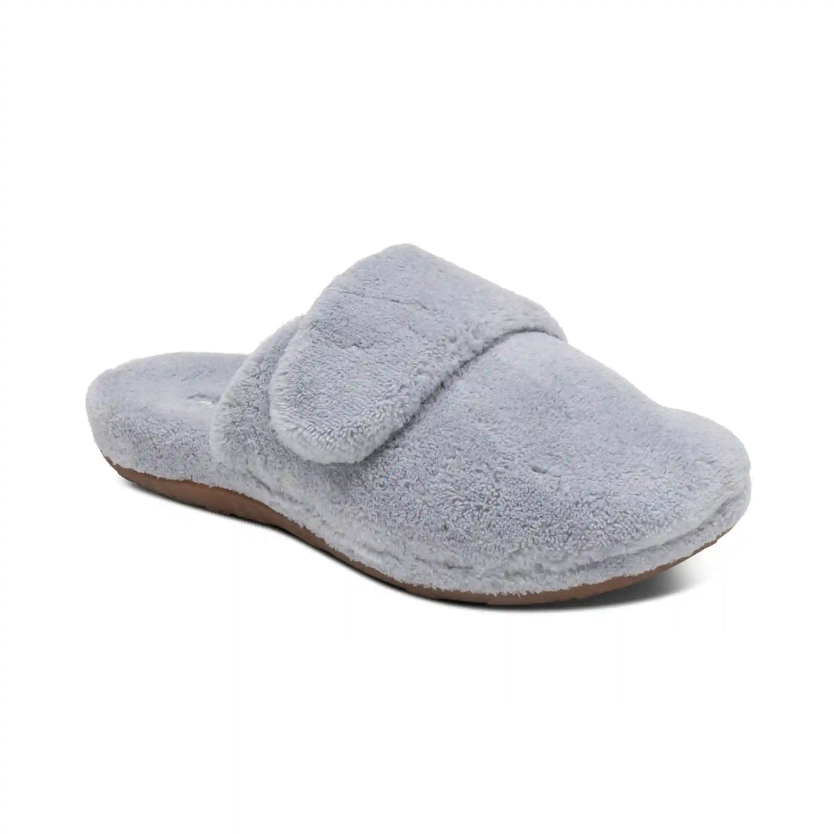 Mandy Closed Toe Slipper - Grey