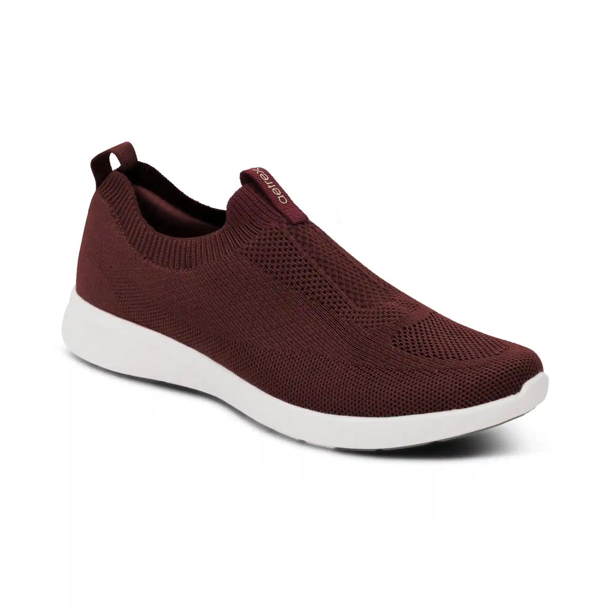 Felicity Knit Slip-On Sneaker - Burgundy