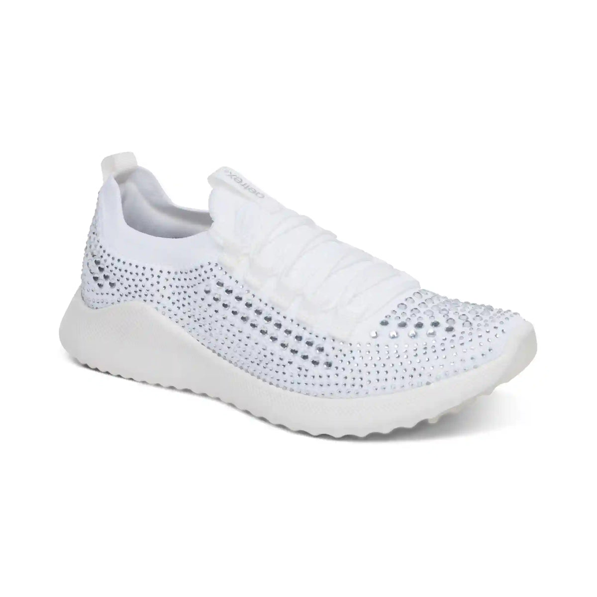 Carly Arch Support Sneaker - White Sparkle