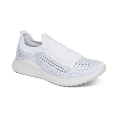 Carly Arch Support Sneaker - White Sparkle