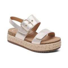 Vania Arch Support Platform Sandal - Champagne