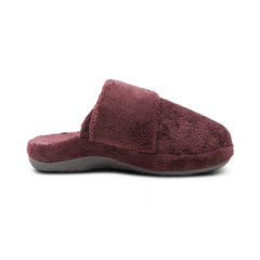 Mandy Closed Toe Slipper - Wine