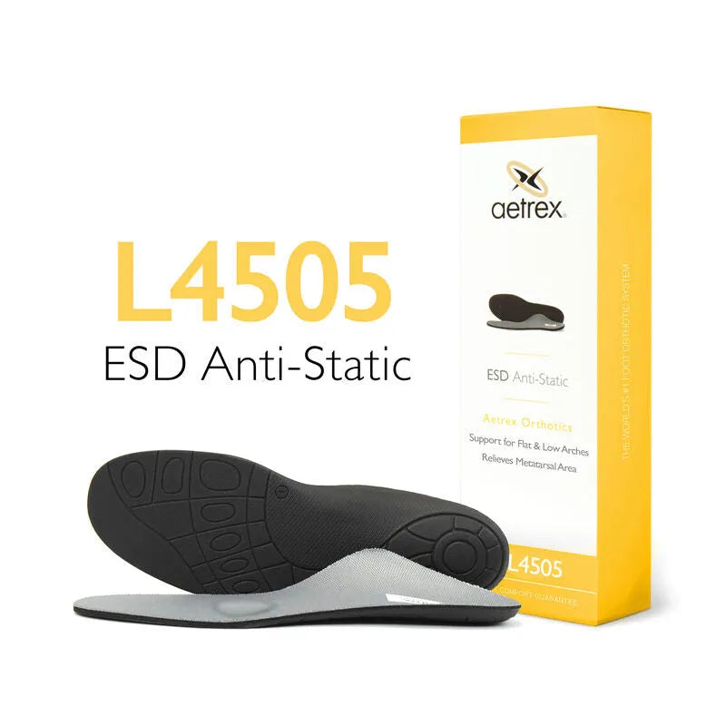 Unisex ESD Anti-Static Orthotics - for Anti-Static Protection with Metatarsal Support