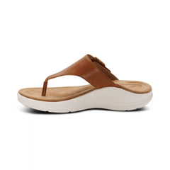 Donna Adjustable Thong Sandal - Cognac