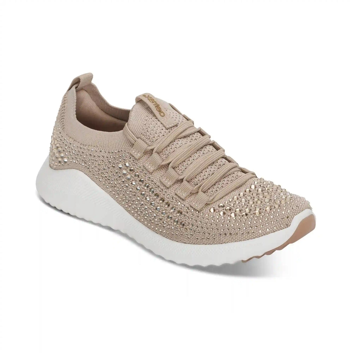 Carly Arch Support Sneaker - Tan Sparkle