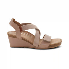 Kathy Platform Wedge - Oat Milk