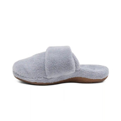 Mandy Closed Toe Slipper - Grey