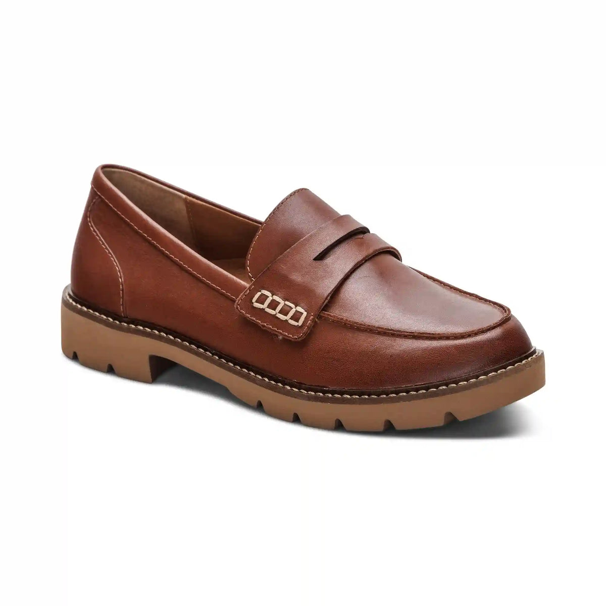 Collette Arch Support Loafer - Cognac