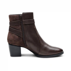 Rebecca Heel Boot - Dark Brown