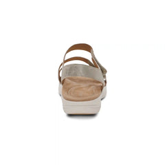 Savannah Adjustable Quarter Strap Sandal - Champagne