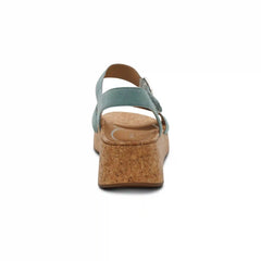 Flora Adjustable Quarter Strap Wedge  - Sage