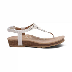 Evelyn Thong Sandal - Ivory