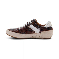 Tess Arch Support Sneaker - Brown Snake