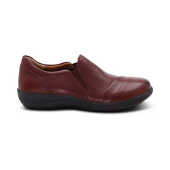 Helena Arch Support Slip-On - Burgundy