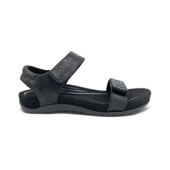 Maria Studded Quarter Strap - Jeweled Black