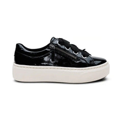 Aubrey Arch Support Platform Sneaker - Black Patent
