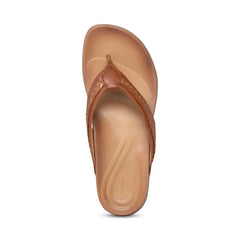 Emmy Braided Thong Sandal - Brown