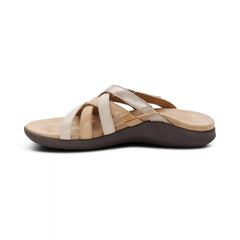 Kasey Adjustable Slide Sandal - Off White