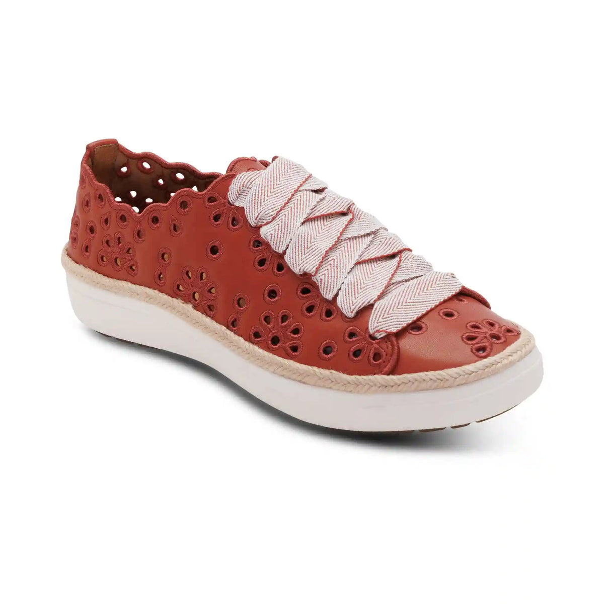 Charlotte Lace-Up Sneaker - Terracotta