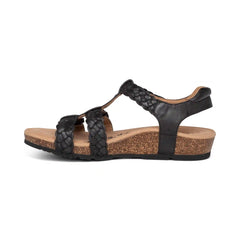 Reese Adjustable Gladiator Sandal - Black